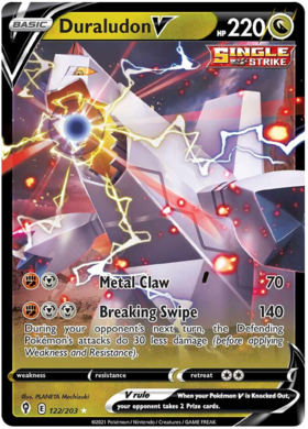 Duraludon Vmax Evolving Skies Pokemon Card