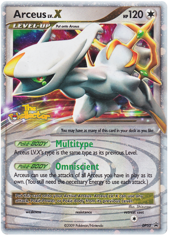 DP Promo #56 Arceus LV.X Tin 