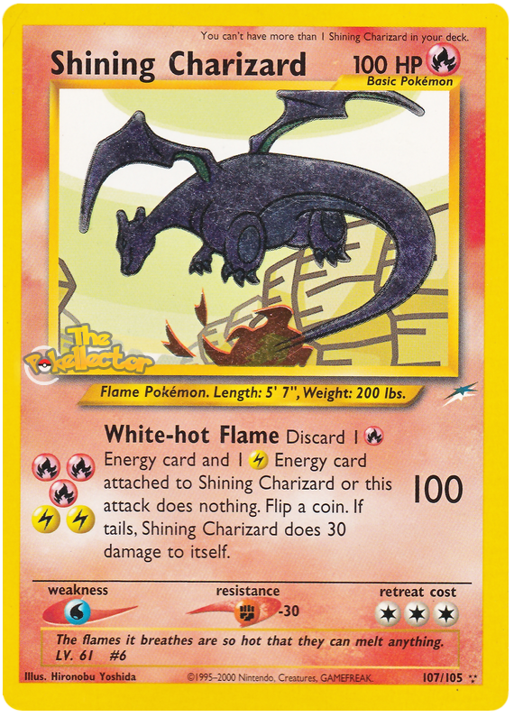 Shining Charizard Neo Destiny 107 Pokemon Card
