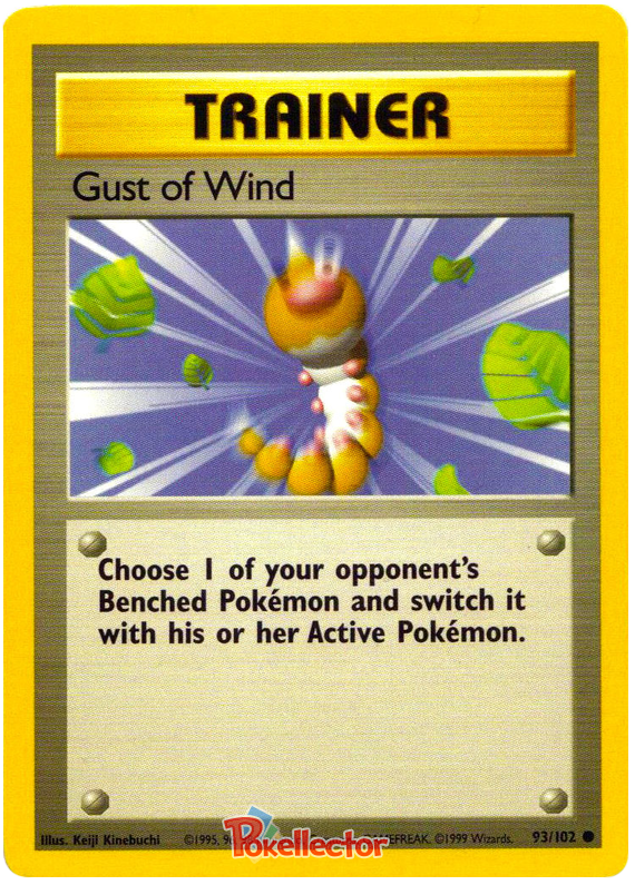 Gust of Wind - Base Set #93 Pokemon Card