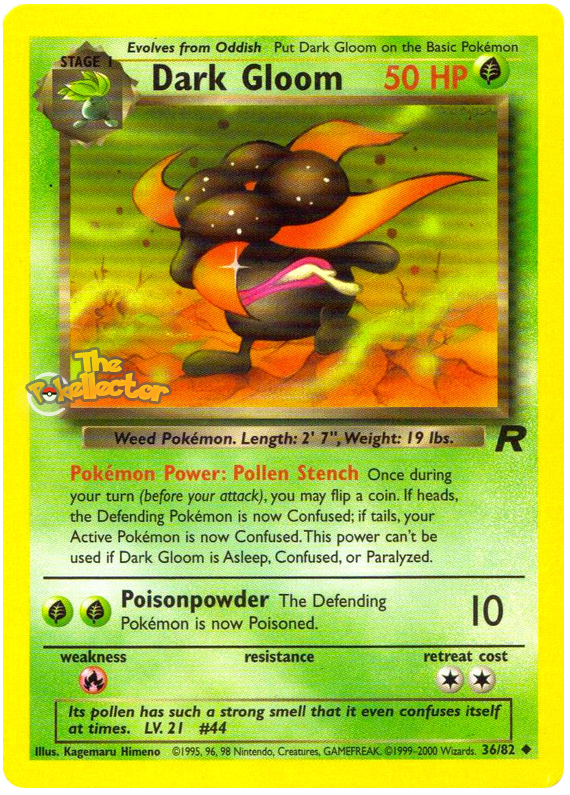 Pokemon Cards 1st Edition Team Rocket Uncommon Dark Dragonair Jolteon Gloom 