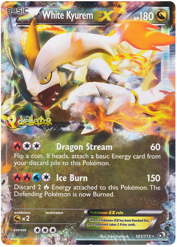 Zekrom-EX Legendary Treasures Pokemon Card