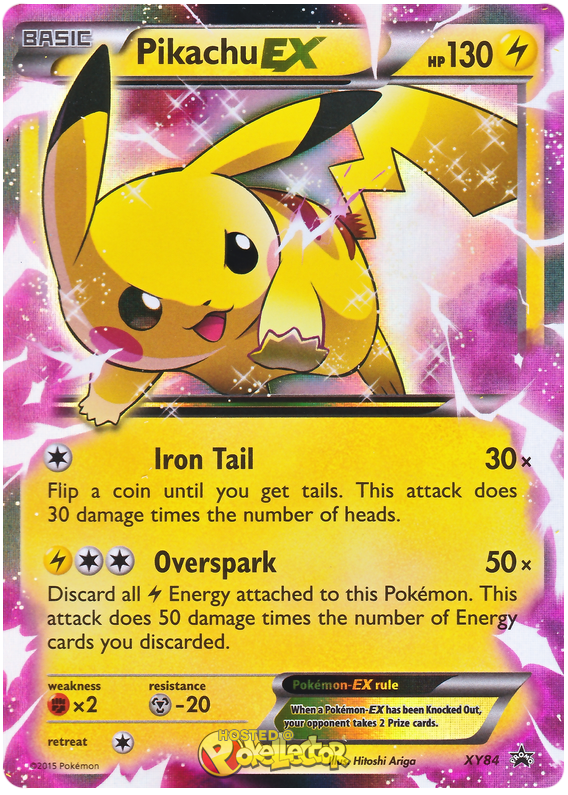 Pikachu EX XY Promos 84 Pokemon Card