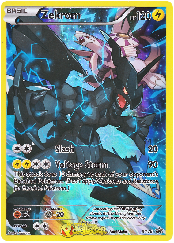 Zekrom - XY76 - Hoopa-EX Legendary Collection Promo - Pokemon