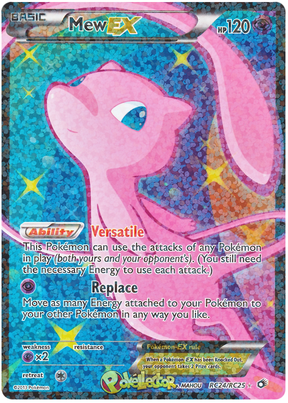 Mew EX Radiant Collection 24 Pokemon Card