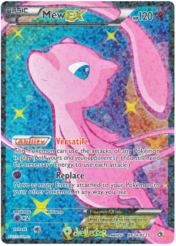 mew ex card