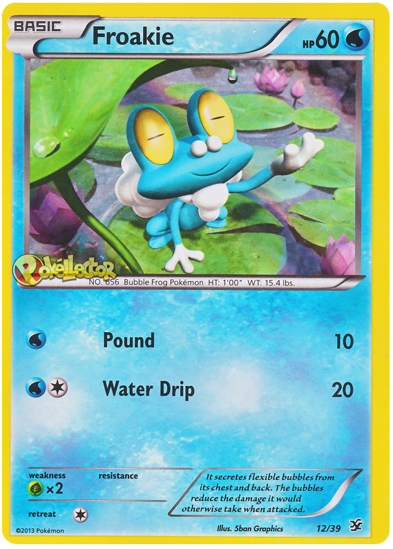 Froakie Kalos Starter Set 12 Pokemon Card