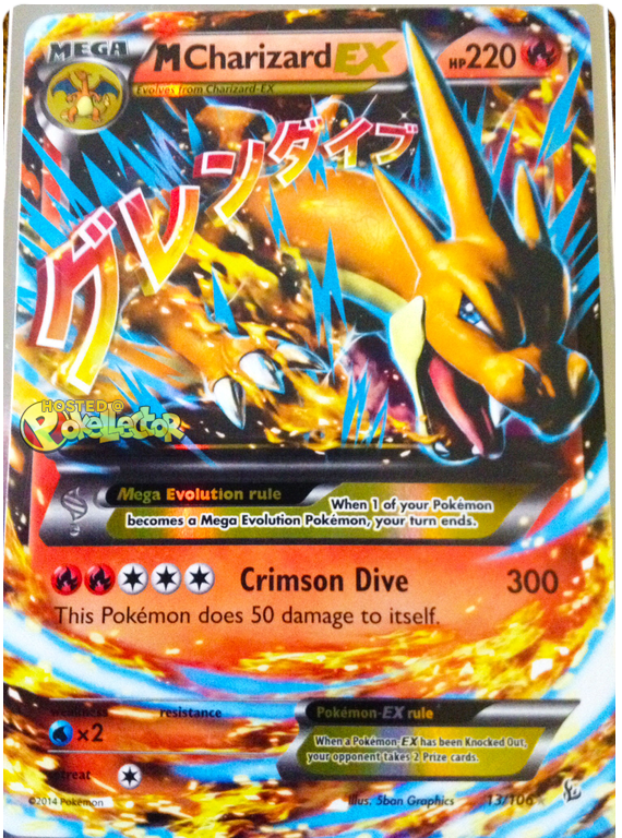 M Charizard EX (Y) - XY - Flashfire - Pokemon