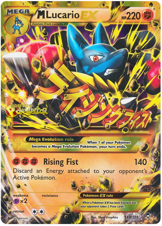 M Lucario EX - Furious Fists #113 Pokemon Card