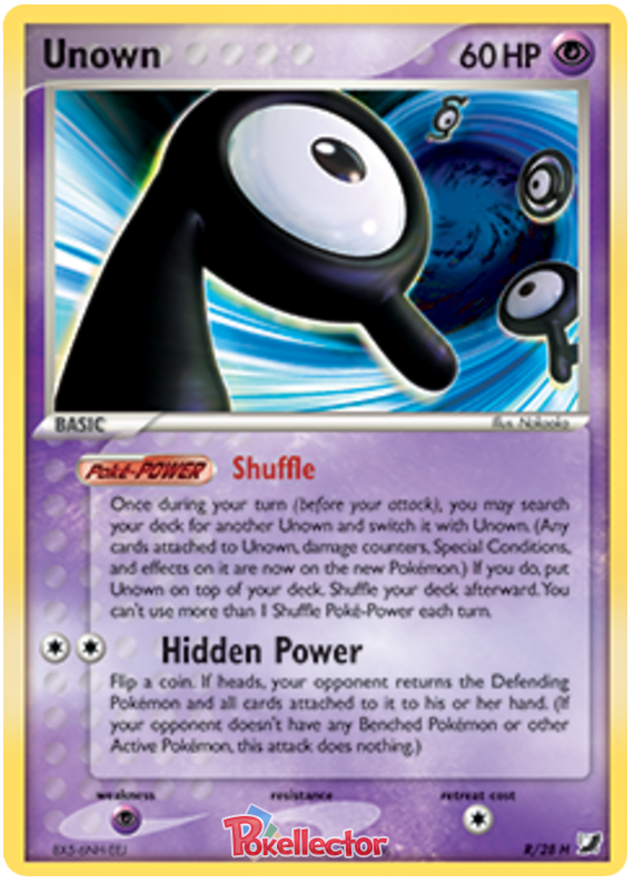 Unown · Unseen Forces (UF) #D ‹ PkmnCards