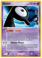 Pokemon M Unown Ex