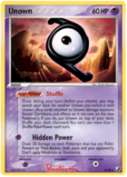 Unown D, EX Unseen Forces, TCG Card Database