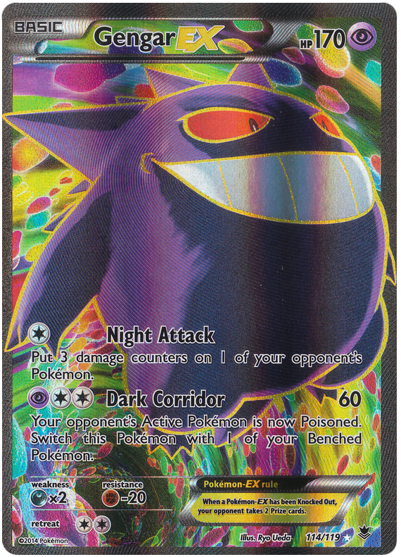 Gengar-EX, XY—Phantom Forces, TCG Card Database