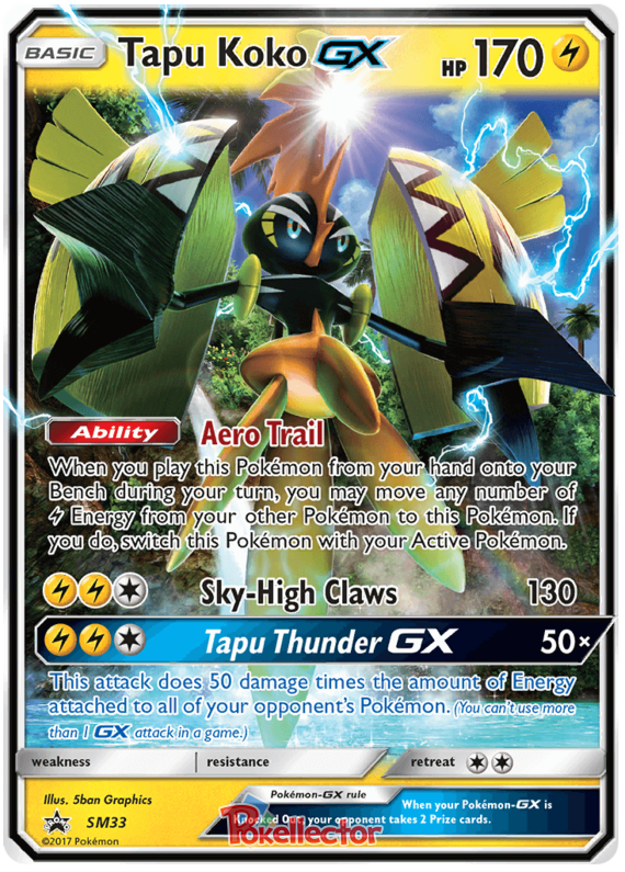 2017 Pokemon TCG Island Guardians Tin Tapu Koko GX