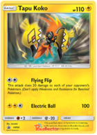 2017 Pokemon TCG Island Guardians Tin Tapu Koko GX - US