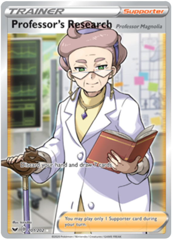 Professor's Research 201/202 Sword and Shield forPokemon Card Online TCG Digital 