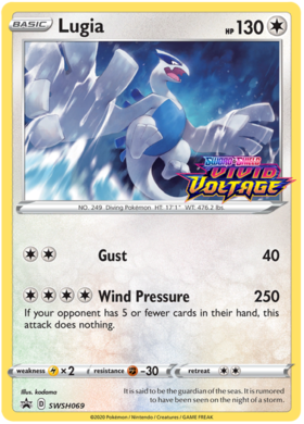 Card Pokemon Lugia Lenda