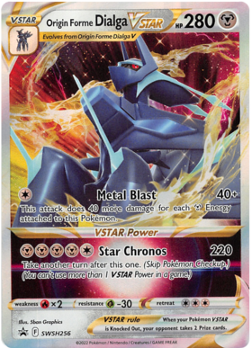 Origin Forme Dialga V - Sword & Shield Promos #255 Pokemon Card