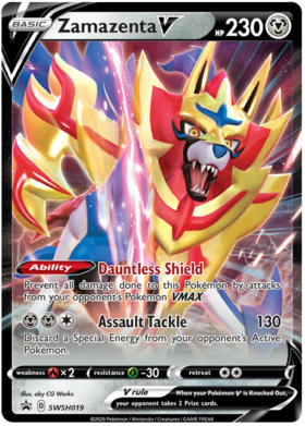 Zacian V - SWSH076 - SWSH: Sword & Shield Promo Cards - Pokemon