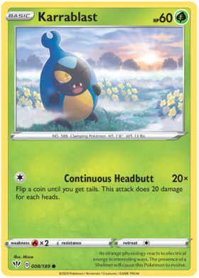 Card Galarian Sirfetch'd 98/189 da coleção Darkness Ablaze