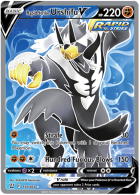 Rapid Strike Urshifu V - Battle Styles #153 Pokemon Card