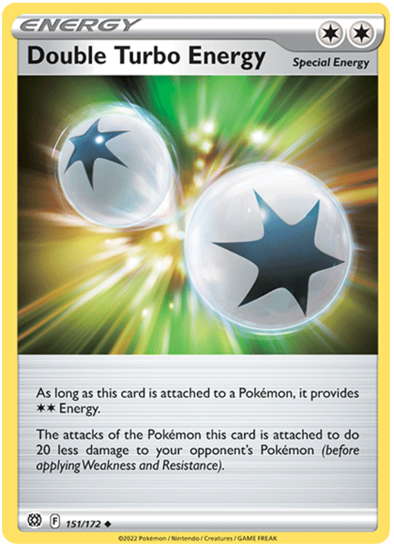 Double Turbo Energy - Brilliant Stars #151 Pokemon Card