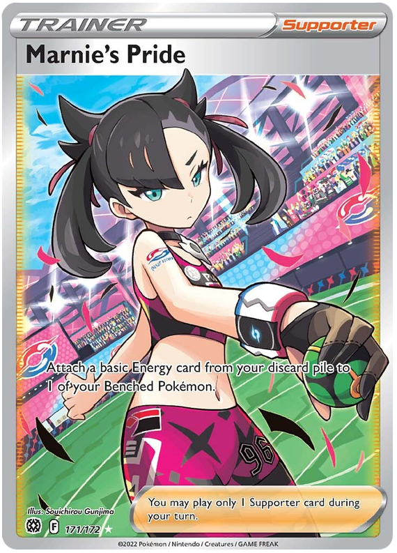 Marnie s Pride Brilliant Stars 171 Pokemon Card