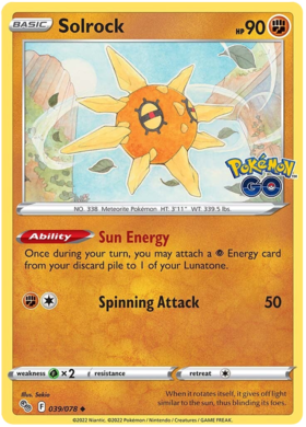 22 Cartas Pokémon Go - Cards Games