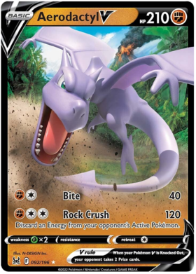 Aerodactyl VSTAR · Lost Origin (LOR) #093 ‹ PkmnCards