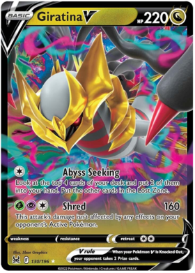 Pokemon Card Giratina V Astro ART Origine Perduta 131/196 - Vinted