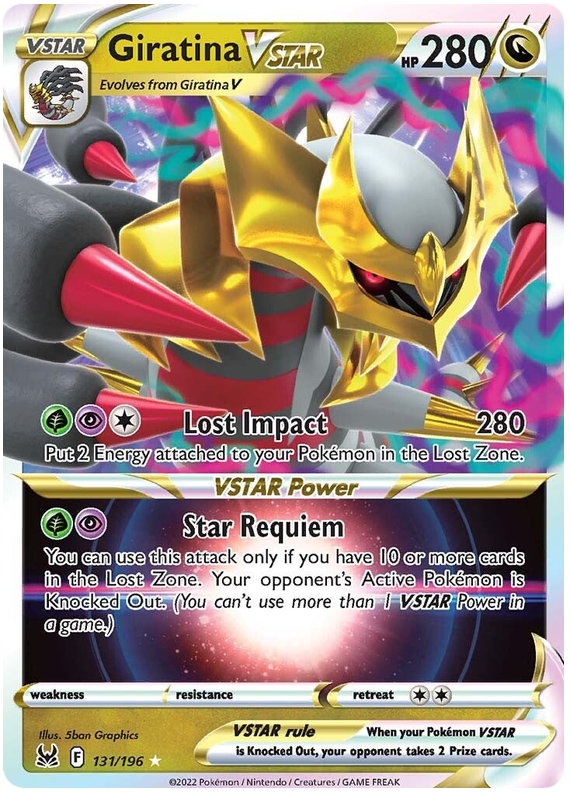 Giratina VSTAR Lost Origin 131 Pokemon Card