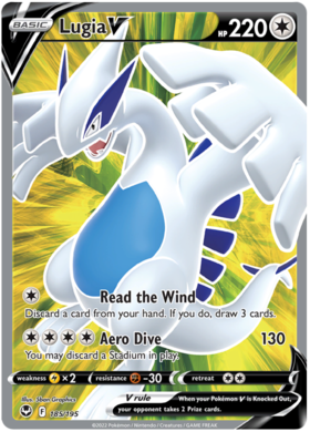  Ho-oh V 187/195- Silver Tempest - Full Art - Pokemon