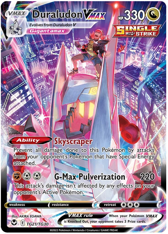 Duraludon VMAX Silver Tempest Trainer Gallery TG21 Pokemon Card