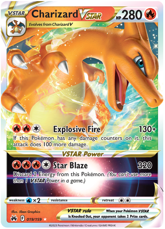 Charizard VSTAR Crown Zenith 19 Pokemon Card