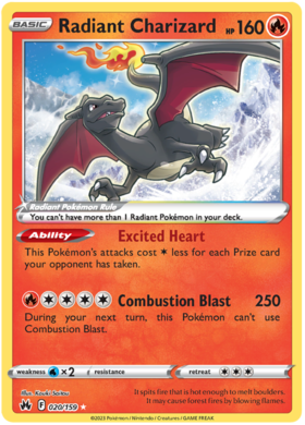 Charizard (006c/∞), Busca de Cards