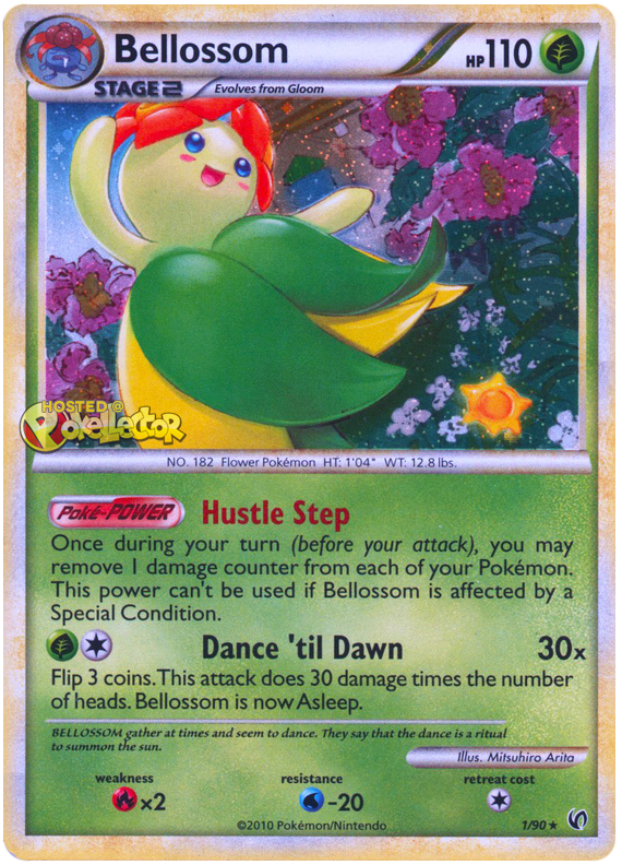 Bellossom - HS Undaunted #1 Pokemon Card