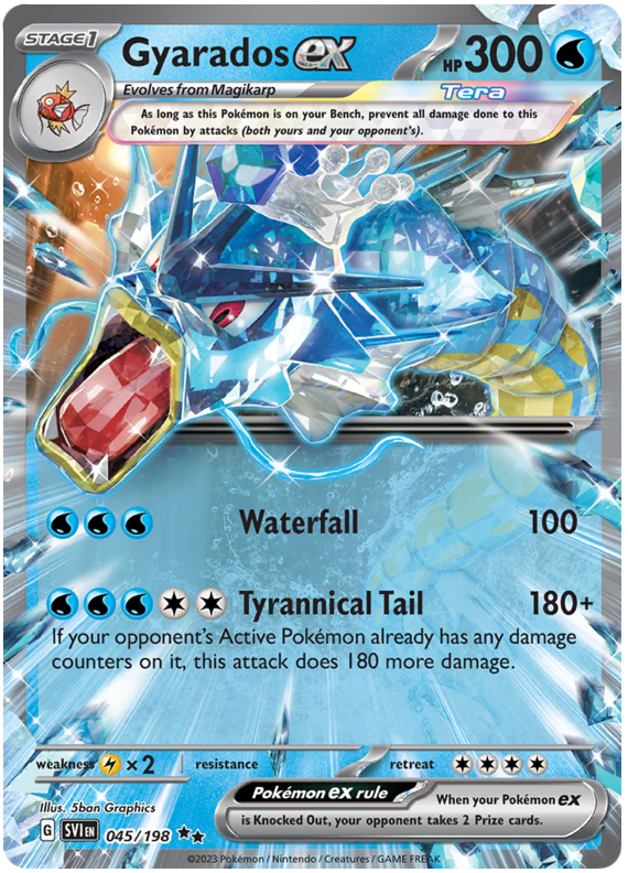 Gyarados Ex Scarlet Violet 45 Pokemon Card