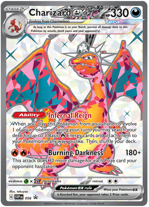 Charizard Ex Scarlet Violet Promos 56 Pokemon Card