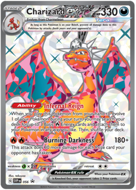 Charizard (006c/∞), Busca de Cards