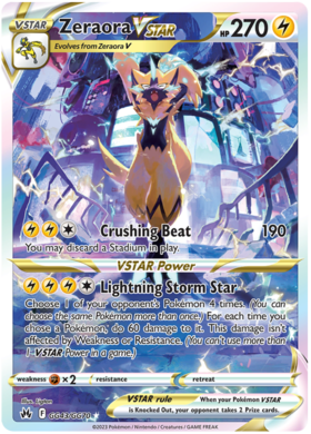 Pokémon TCG Raikou V Crown Zenith: Galarian Gallery GG41