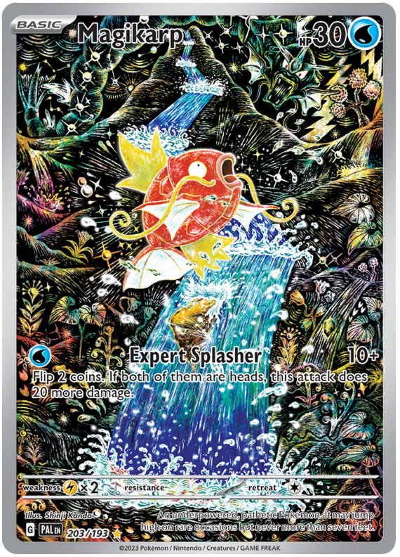 Magikarp Paldea Evolved 203 Pokemon Card
