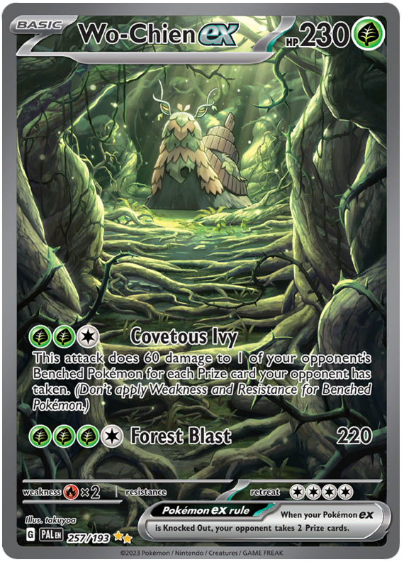 Wo Chien Ex Paldea Evolved 257 Pokemon Card