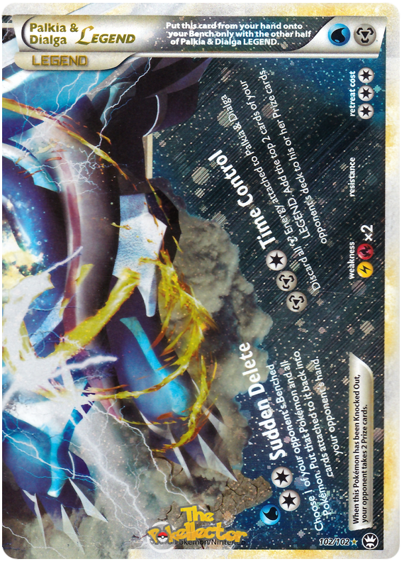 Dialga & Palkia B-SIDE LABEL Pokémon Sticker