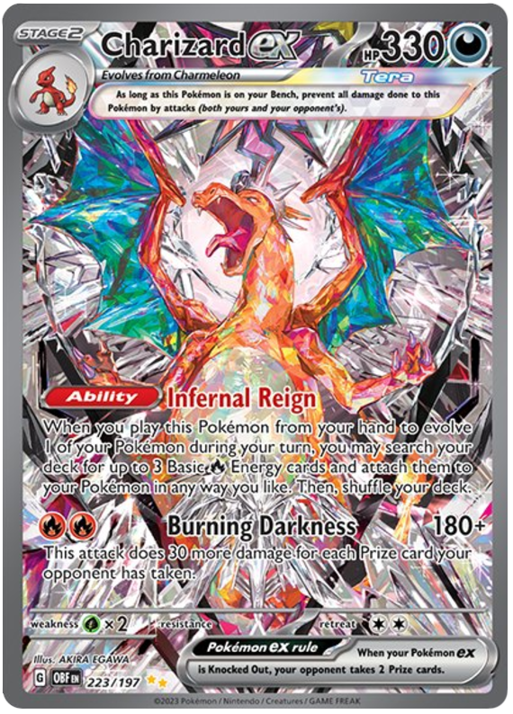 Pokémon TCG - Poppy 220/197 Rare Full Art Trainer - Obsidian Flames