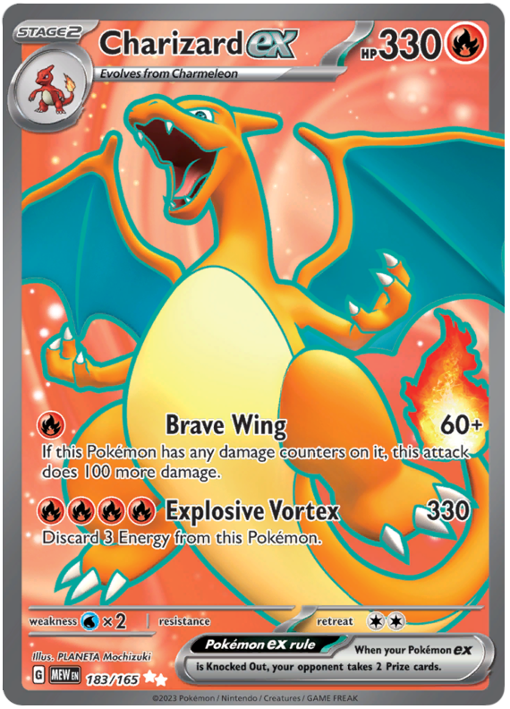 Charizard Card Ex English