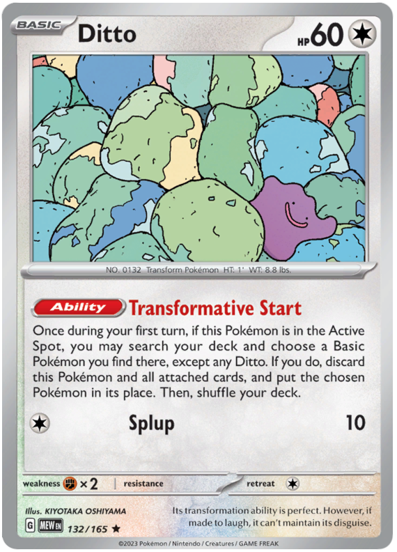 Sale] Ditto No.132 - Pokemon TCG Japanese