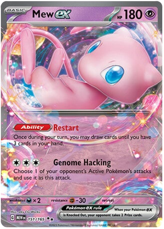 Mew Ex Scarlet Violet Pokemon Card