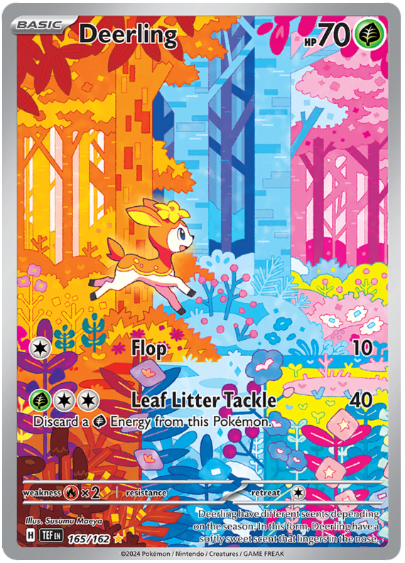 Deerling Temporal Forces 165 Pokemon Card