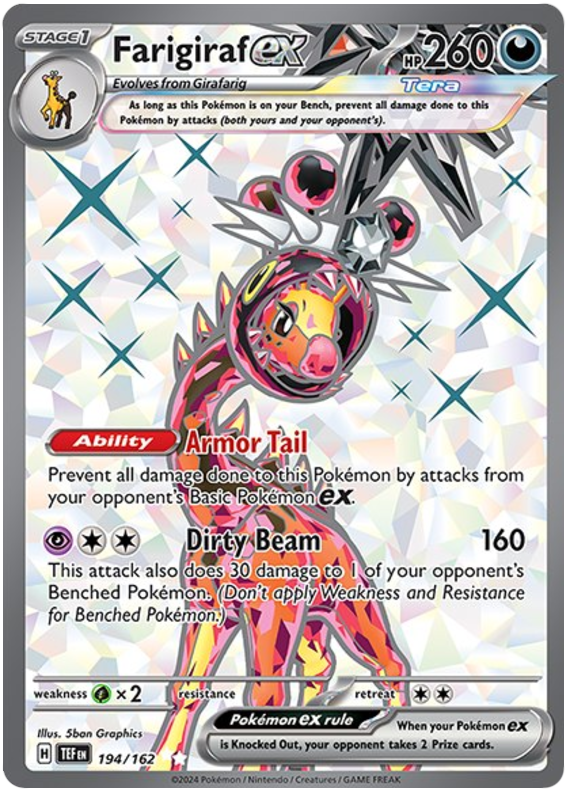 Farigiraf ex - Temporal Forces #194 Pokemon Card