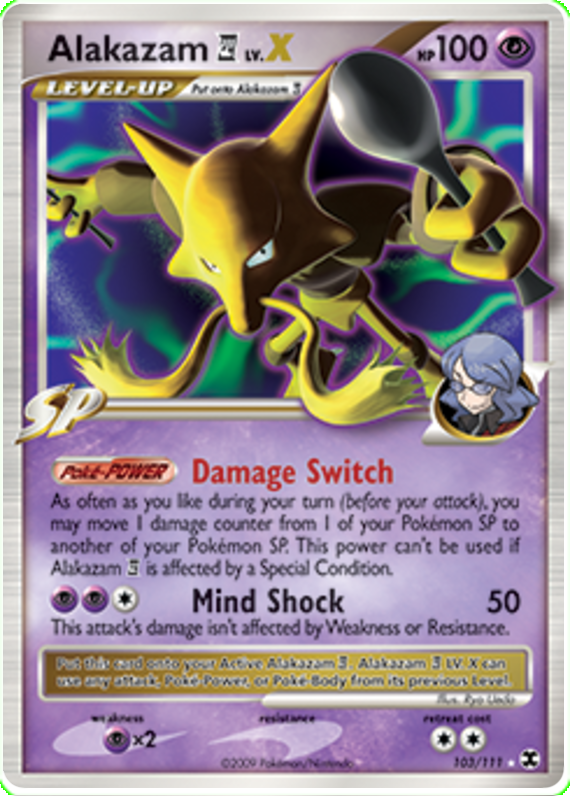 Carta Pokemon Alakazam Ex